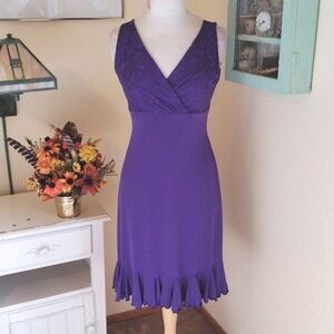 Glamour Purple Dressy Dress